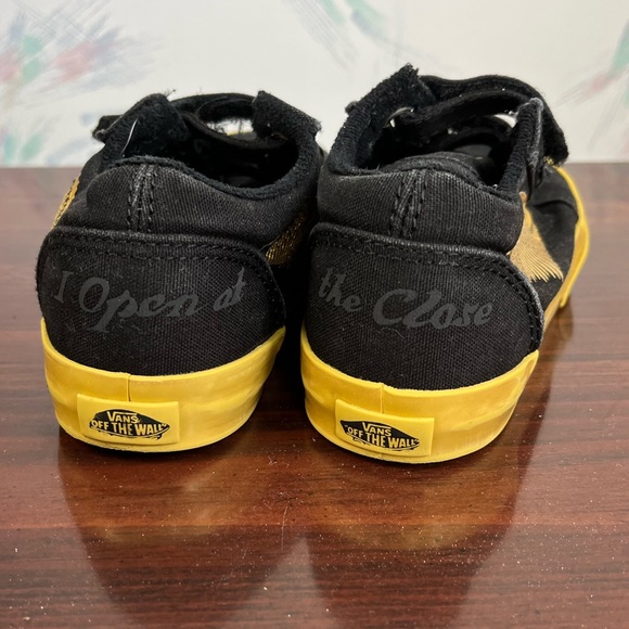 Vans Old Skool V Harry Potter Toddler Sneakers Black Gold Off The Wall 9 - Picture 3 of 9